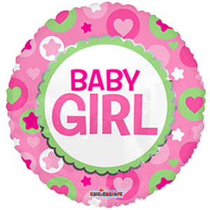 baby girl ballon