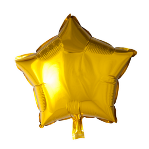 stjerne folie ballon Guld