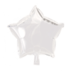 stjerne folie ballon Hvid