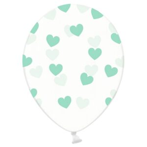 grøn hjerte balloner