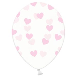 lyserød hjerte balloner